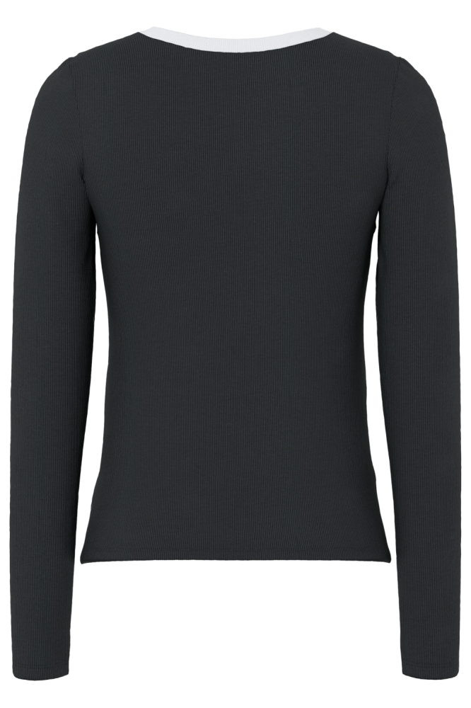 PCMAY LS TOP JRS BC 17154481 BLACK/BRIGHT